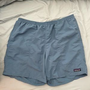 Blue Patagonia Baggies 7” inseam